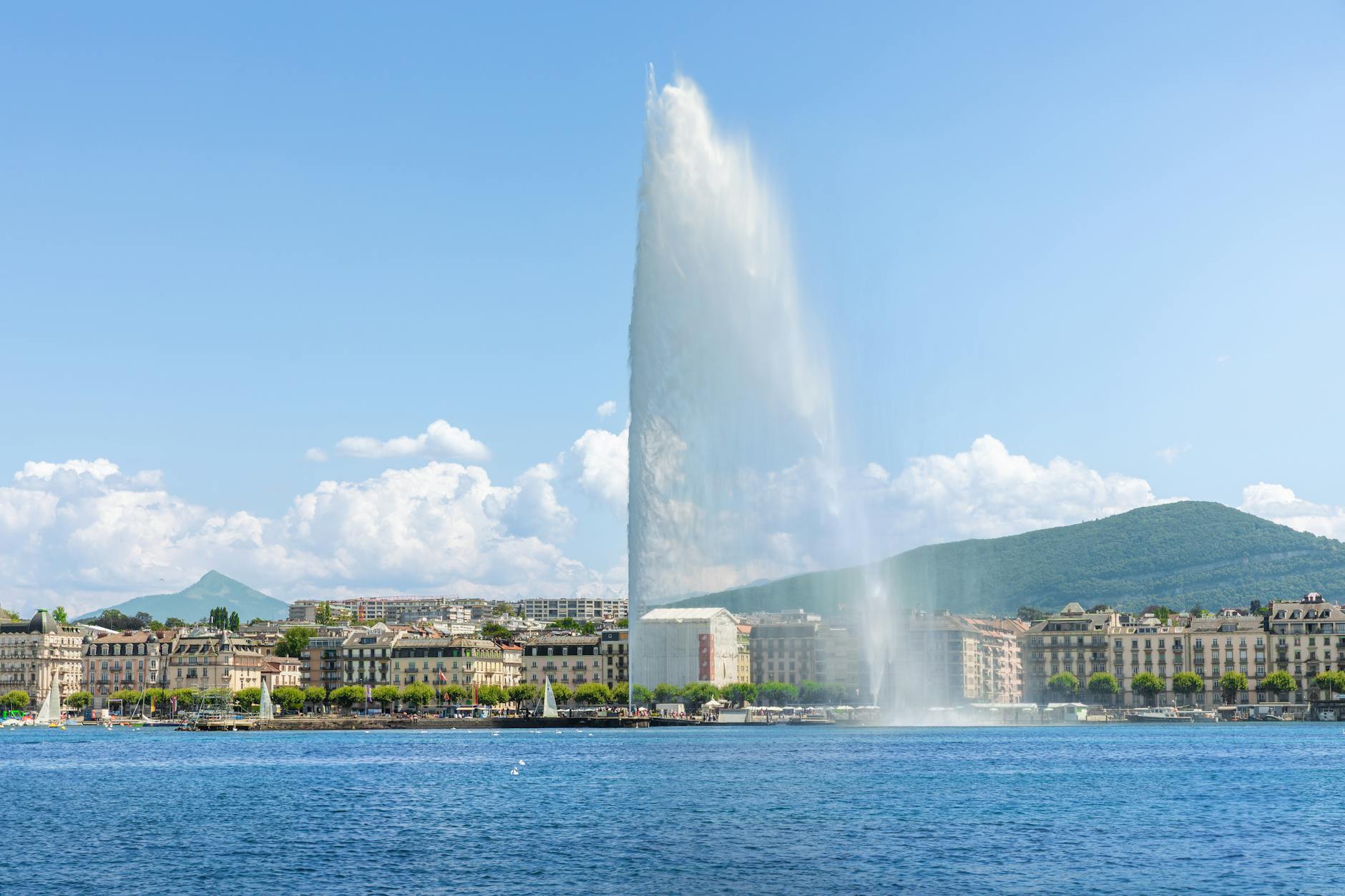 Geneva Lake Jet d'Eau