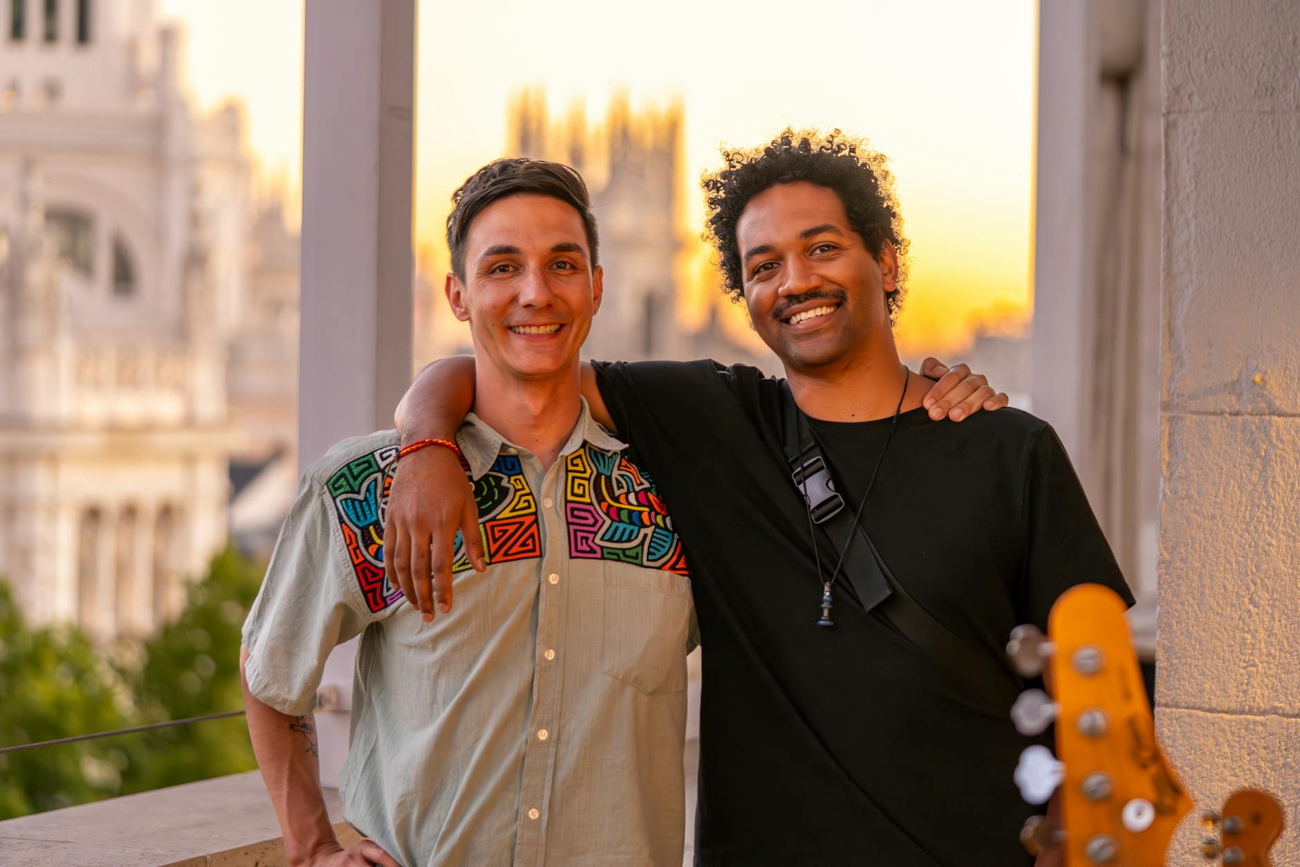 Madrid happy traveler